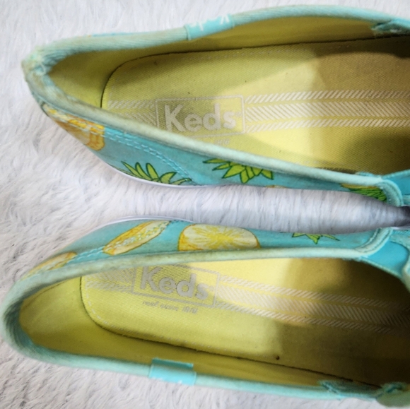 Keds Pineapple Print Canvas Sneakers - Picture 9 of 11